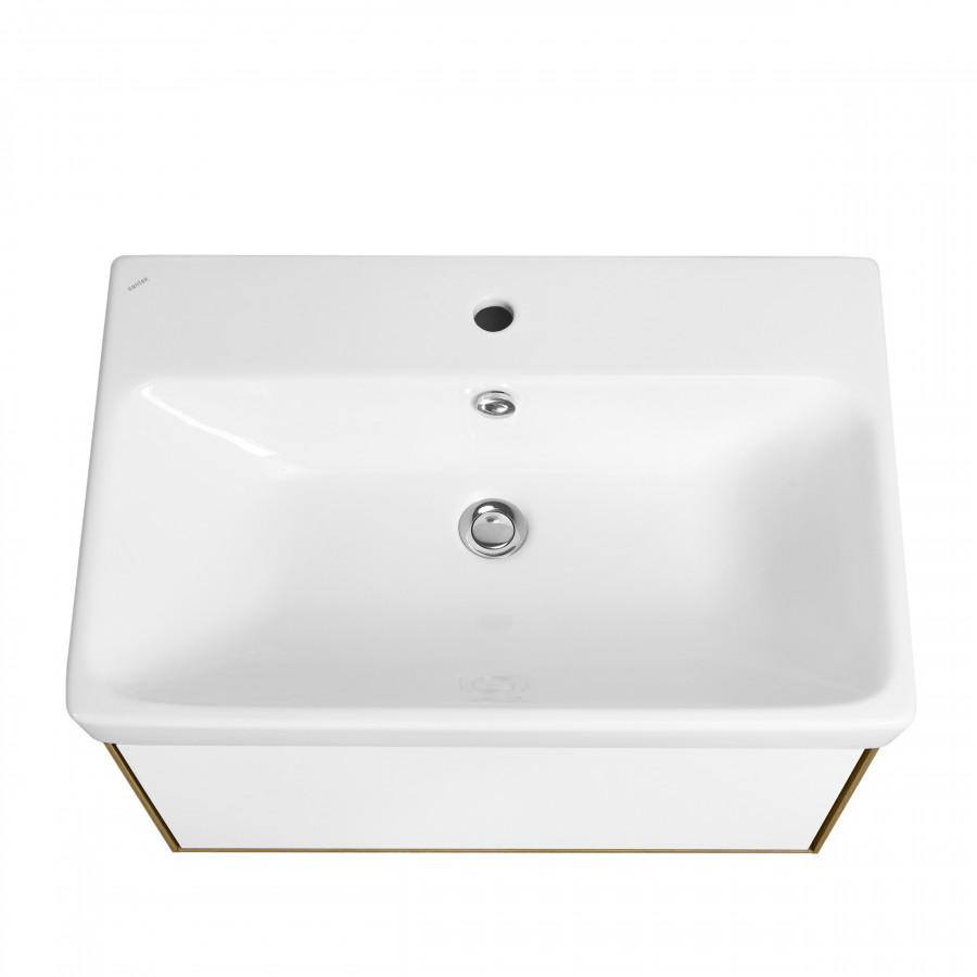 Тумба ЛИБЕРТИ 70, 1 ящ.,подв., дуб эльвезия/бел. гл-ц (под р-ну АДРИАНА 70,MILA 35,MILA 40,ОДРИ 42