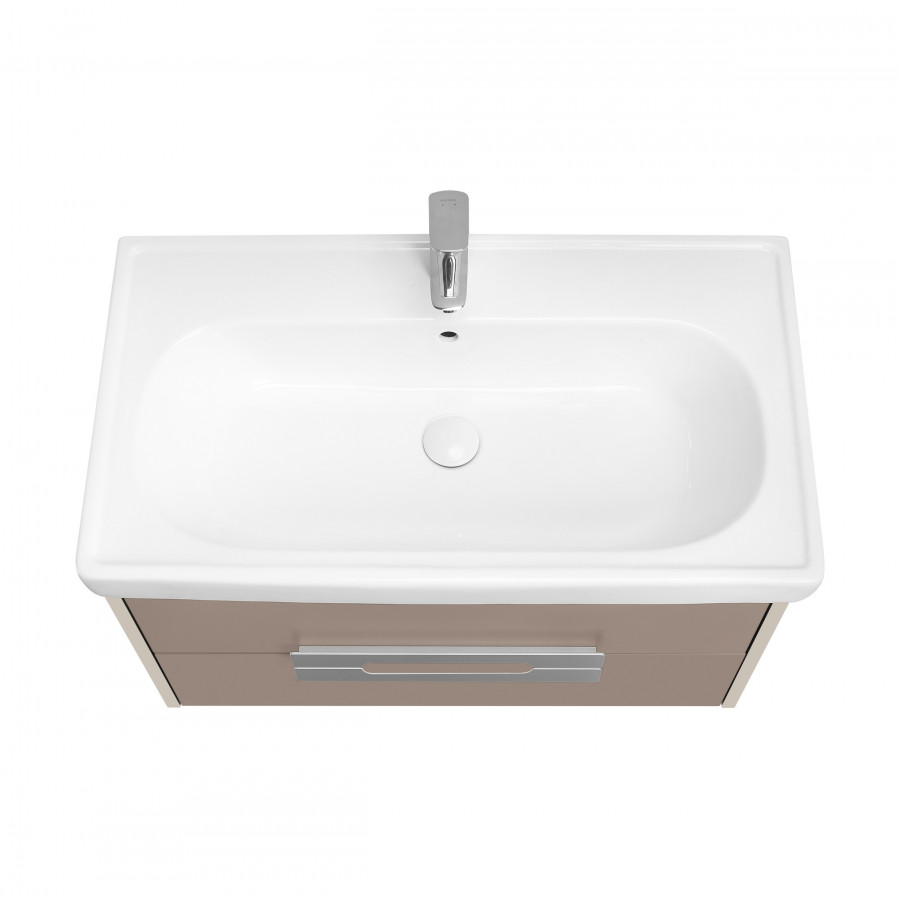 Тумба АР-ДЕКО 85, 2 ящ., кашемир (под раковину НЕО КЛАССИК 85)