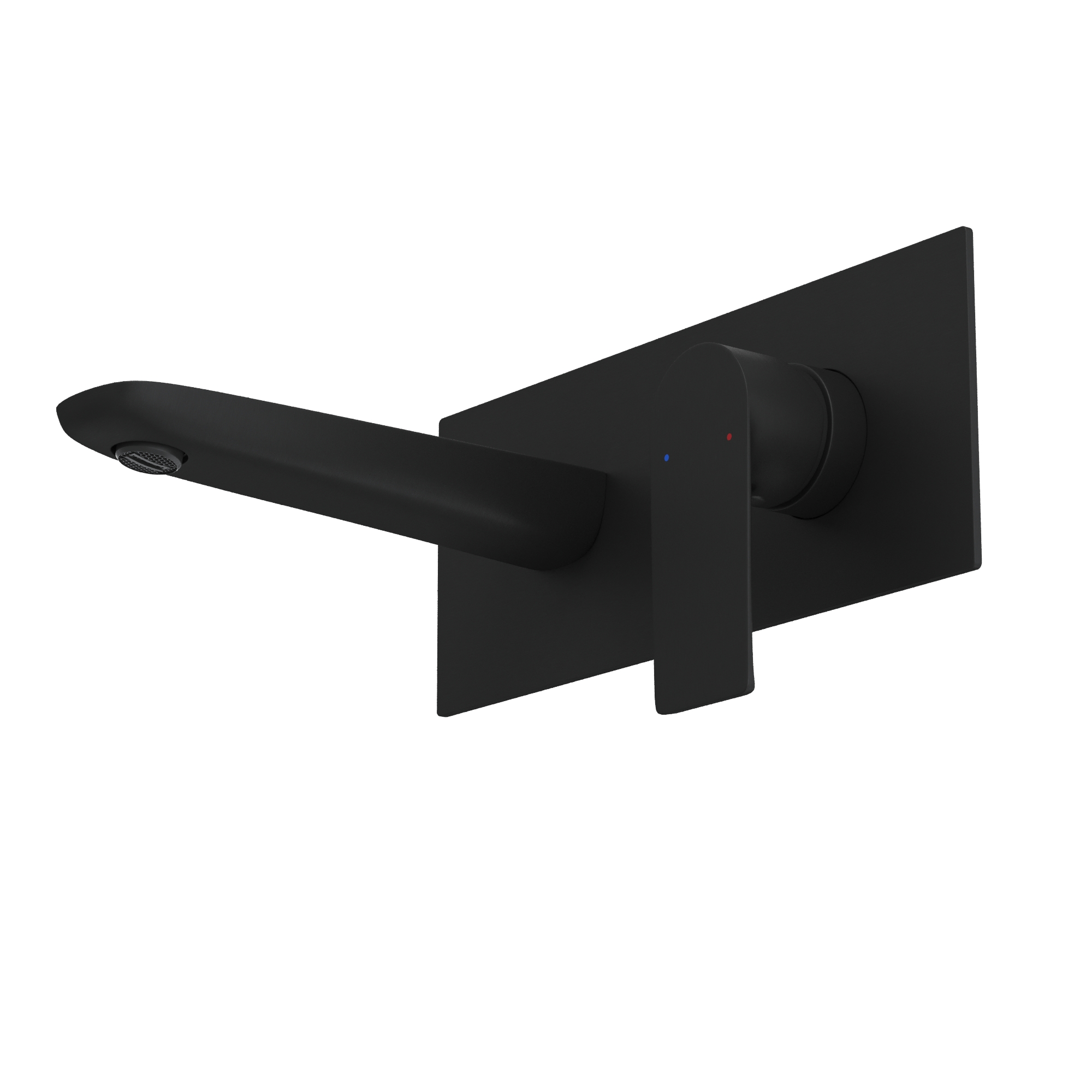 Смеситель для раковины VENTAS S скрытого монтажа, совместный, черный матовый, BERGES