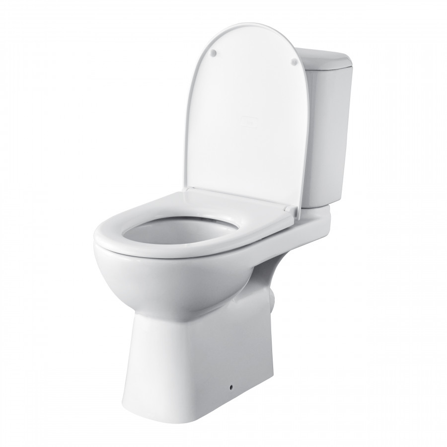ACCESS Унитаз-компакт, горизонтальный выпуск, 2-х режимная арматура, сиденье дюропласт Soft-close, C