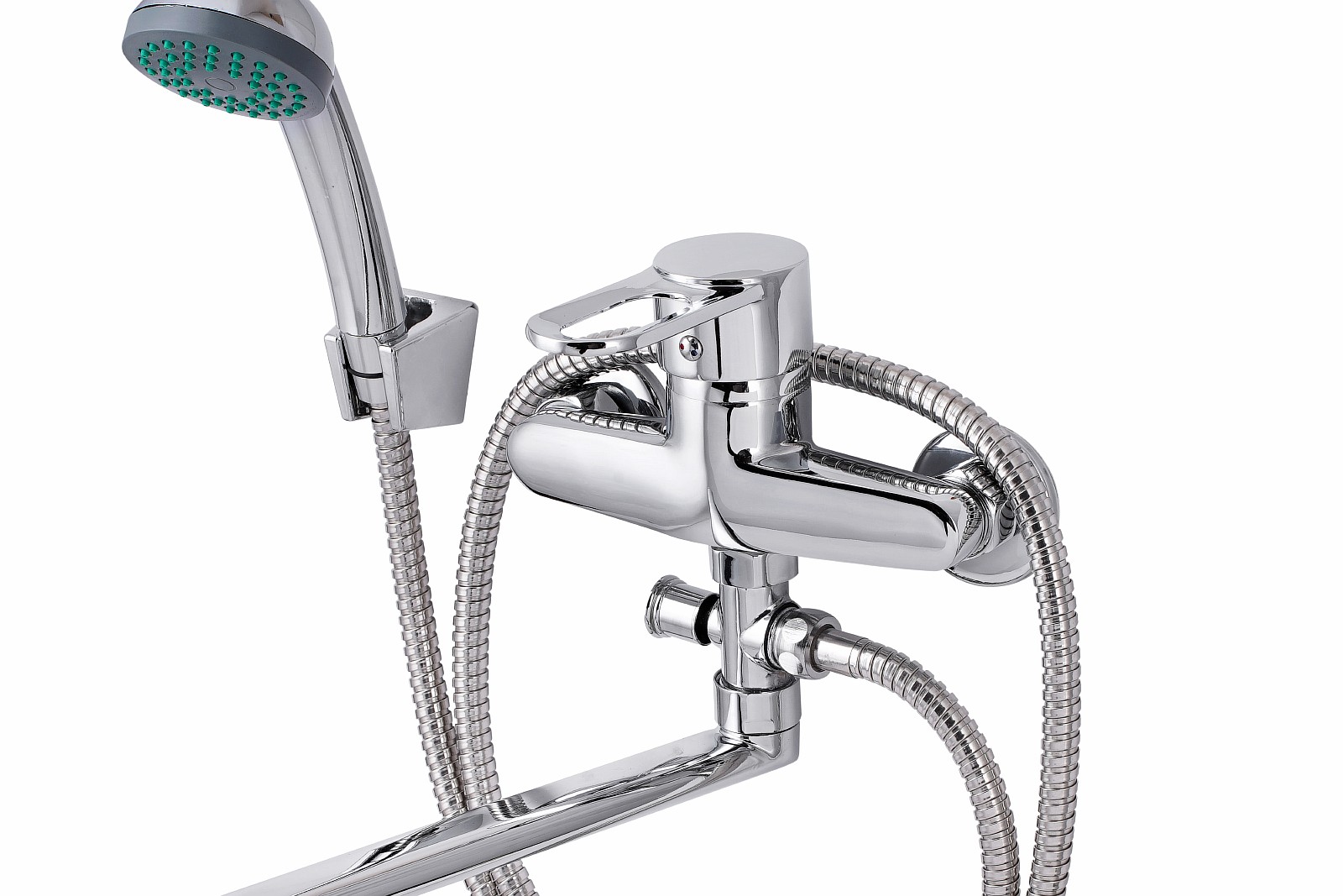 Смеситель для ванны с душем ПРОФСАН ПСМ-521-К008 ПЛЮС тип См-ВУОРНШлА