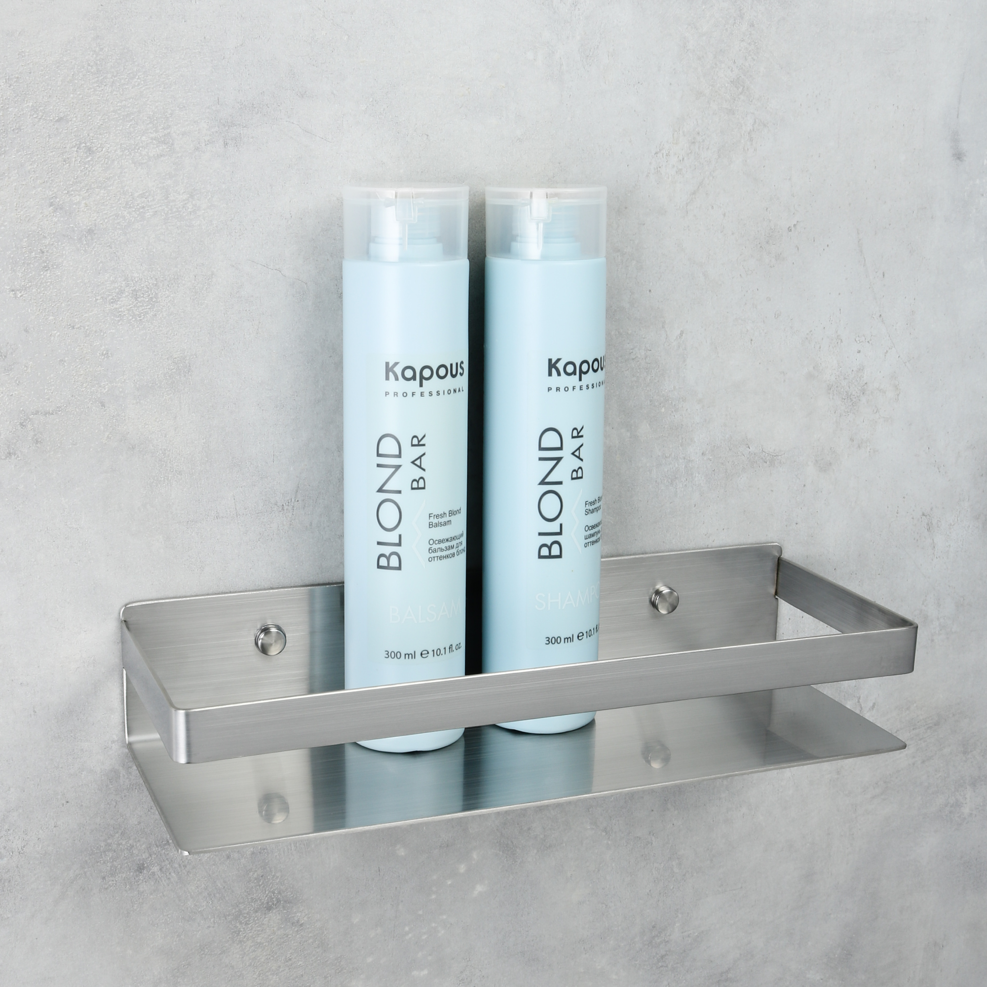 Полка прямоугольная одноэтажная FIXSEN HOTEL сатин (FX-31003F)