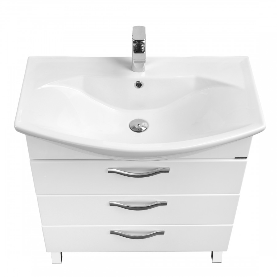 Тумба АРИЯ 65 Н, бел. (под раковину СМАЙЛ 65)