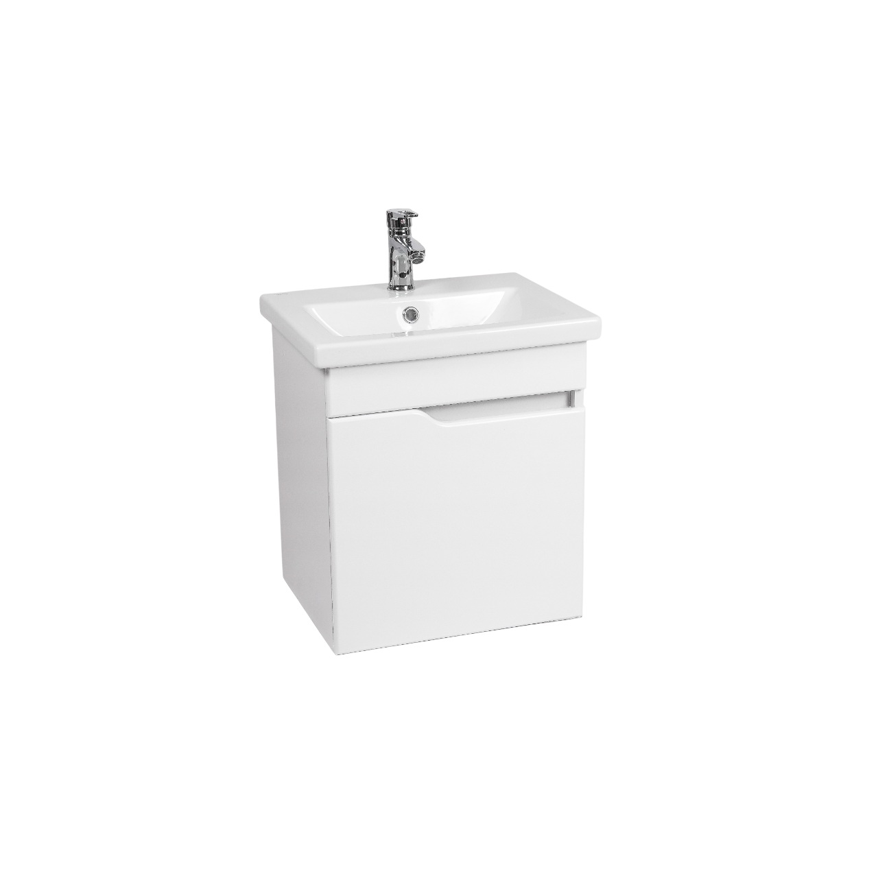 Тумба под раковину VIANT КУБА 60 подвесная белый (VKUB60CO-T1STP)