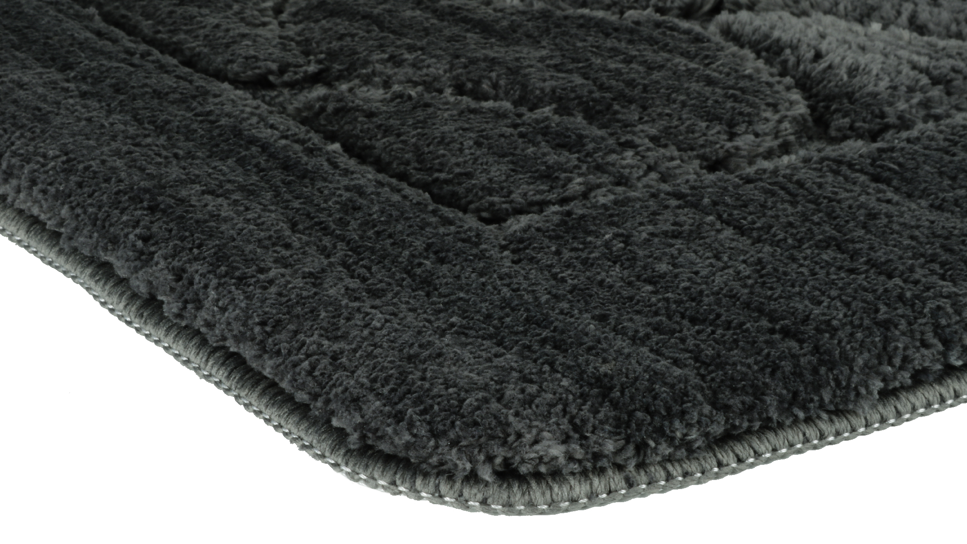 Коврик для ванной Fixsen Link 1-ый FX-5002V, графит, 50х80 см.
