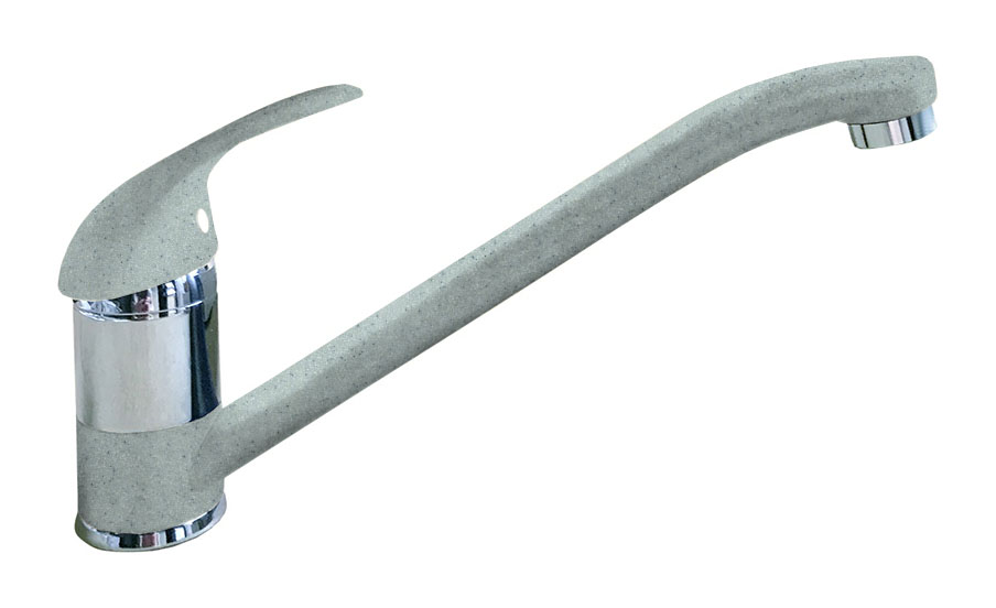 GranFest QUARZ Смеситель для кухни D=35 мм (серый)