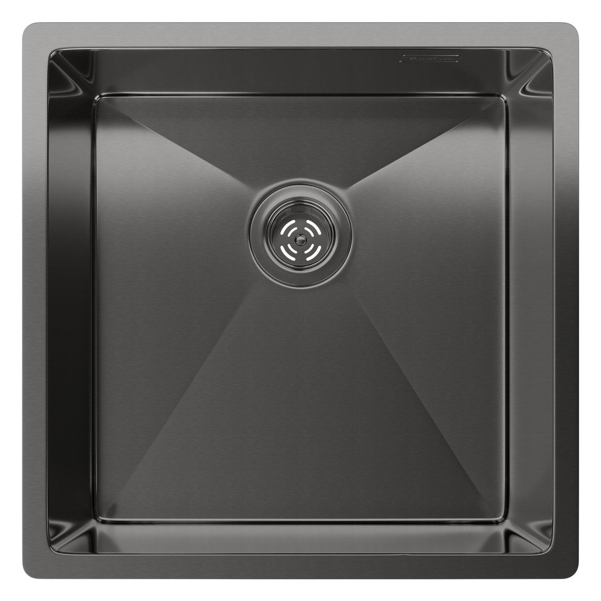 Rivelato Rinox 4444 UN PVD black Мойка нерж.стал 1 чаша 440*440*200 мм арт.4444 UN PVD black