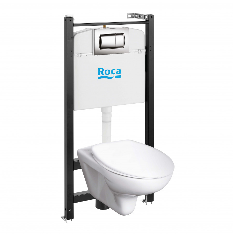 MATEO Комплект 4 в 1 (инсталляции+подв. унитаз+сиденье с механизмом Soft-Closing+смывная клавиша,