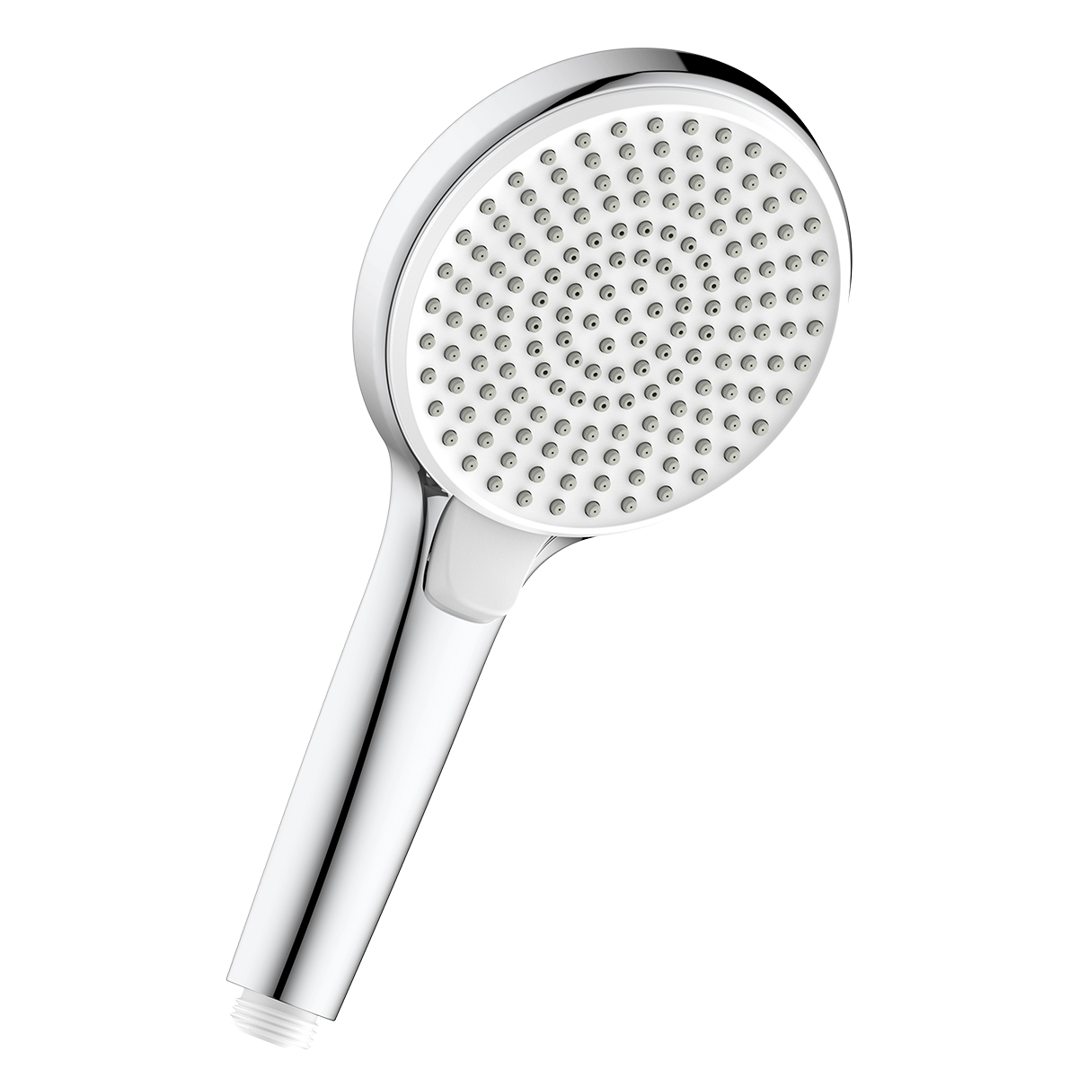 Лейка душевая круглая 3-функциональная Ø124х255мм, хром, блистер, LM, LM8126C