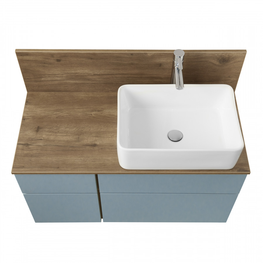 Тумба МИШЕЛЬ 100, дуб рустикальный, фьорд (под раковину ОДРИ 42, MILA 350. ЛОЛА 60)