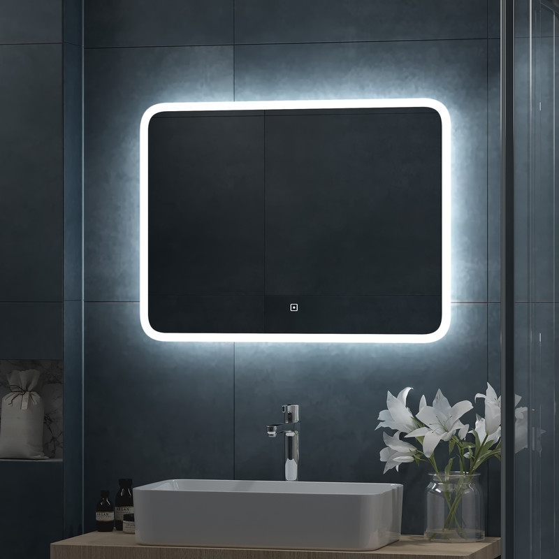 Зеркало Bruno Led 800х600 с сенсором