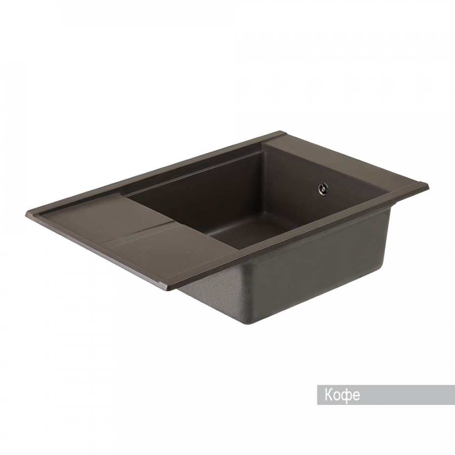 Мойка для кухни Делия 78 787x516x218 мм, прямоуг. с крылом, кофе
