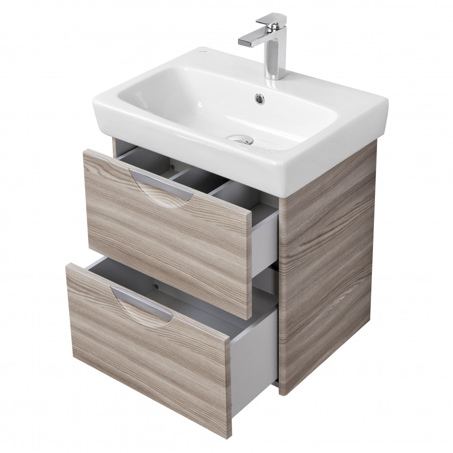 Тумба СИЛЬВА 60, дуб фьорд (под раковину НЕО 60)