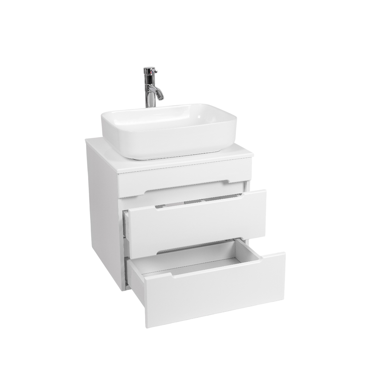 Тумба под раковину VIANT МАРСЕЛЬ 66 подвесная белый (VMAR66N-T2YP)