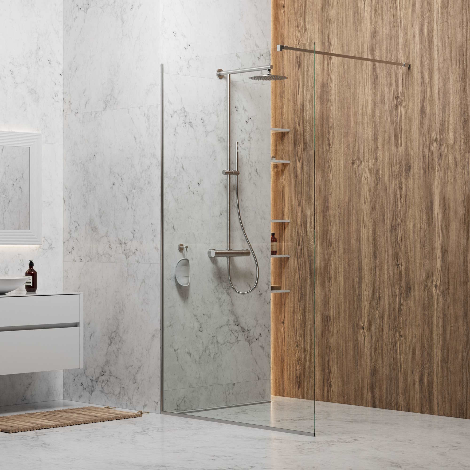 Душевая стенка SKY 1200x2000, BERGES