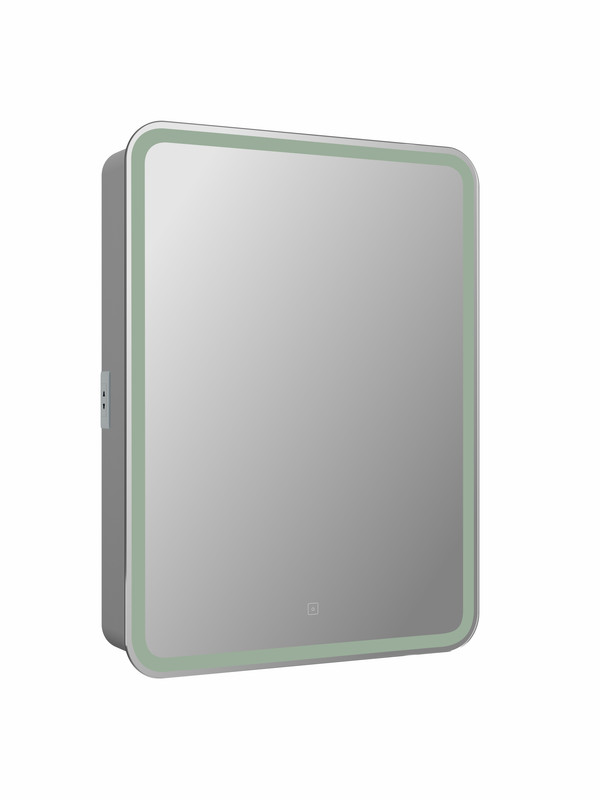 Зеркало-шкаф Elliott LED 550х800 правый с розеткой