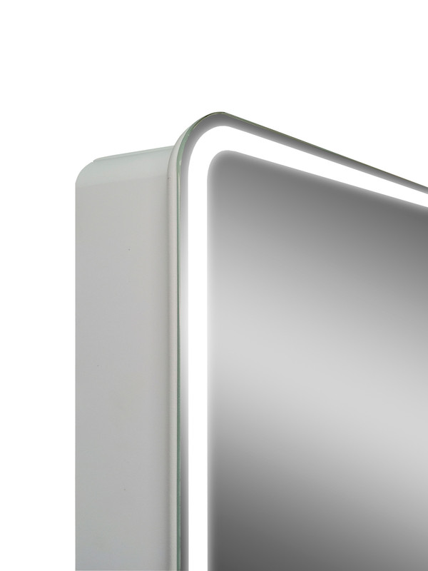 Зеркало-шкаф Tokio Led 900х530 с розеткой, сенсор на касание