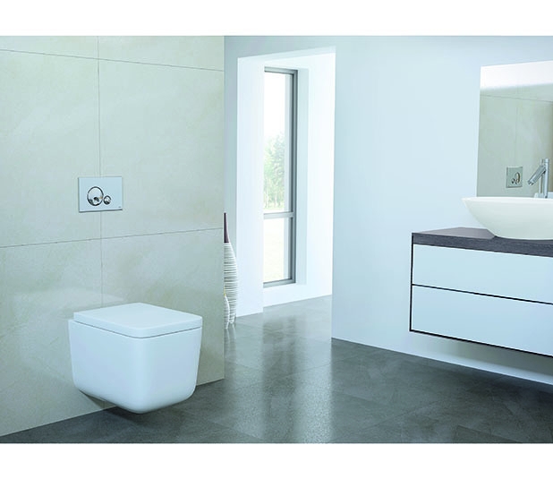 152950 Панель механ. двойная Globe, пластик, хром глянцевый, OLI