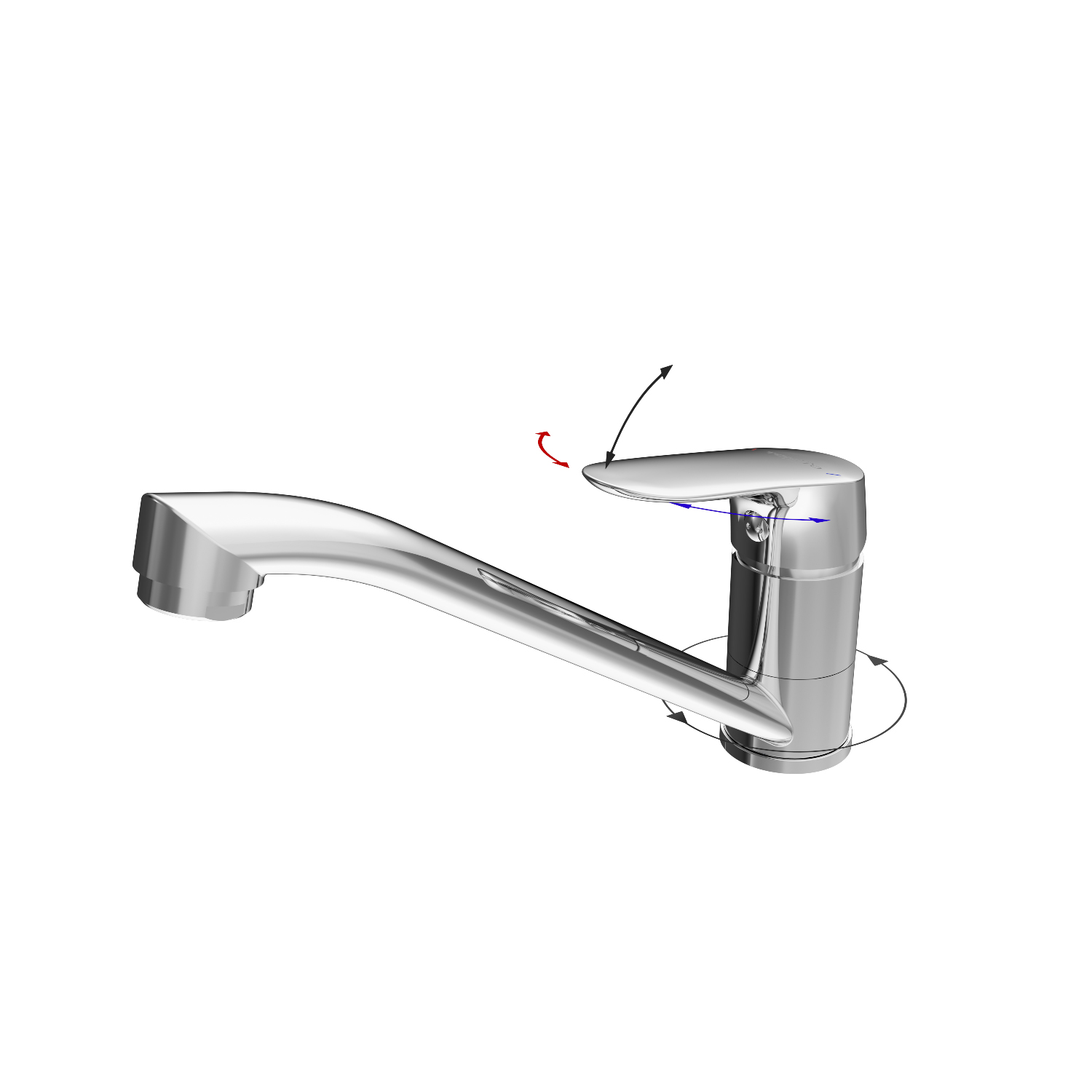 Смеситель для кухни TOKITO TAKASE хром (TOK-TAK-1012)