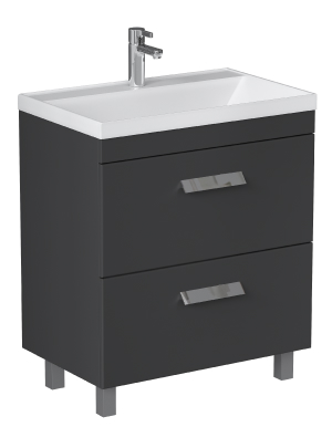 Тумба под раковину VELVEX Orlando 700-0-2 (Classica) графит