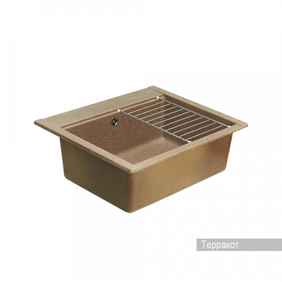 Мойка для кухни  Делия 60 602х517х218 мм, терракот