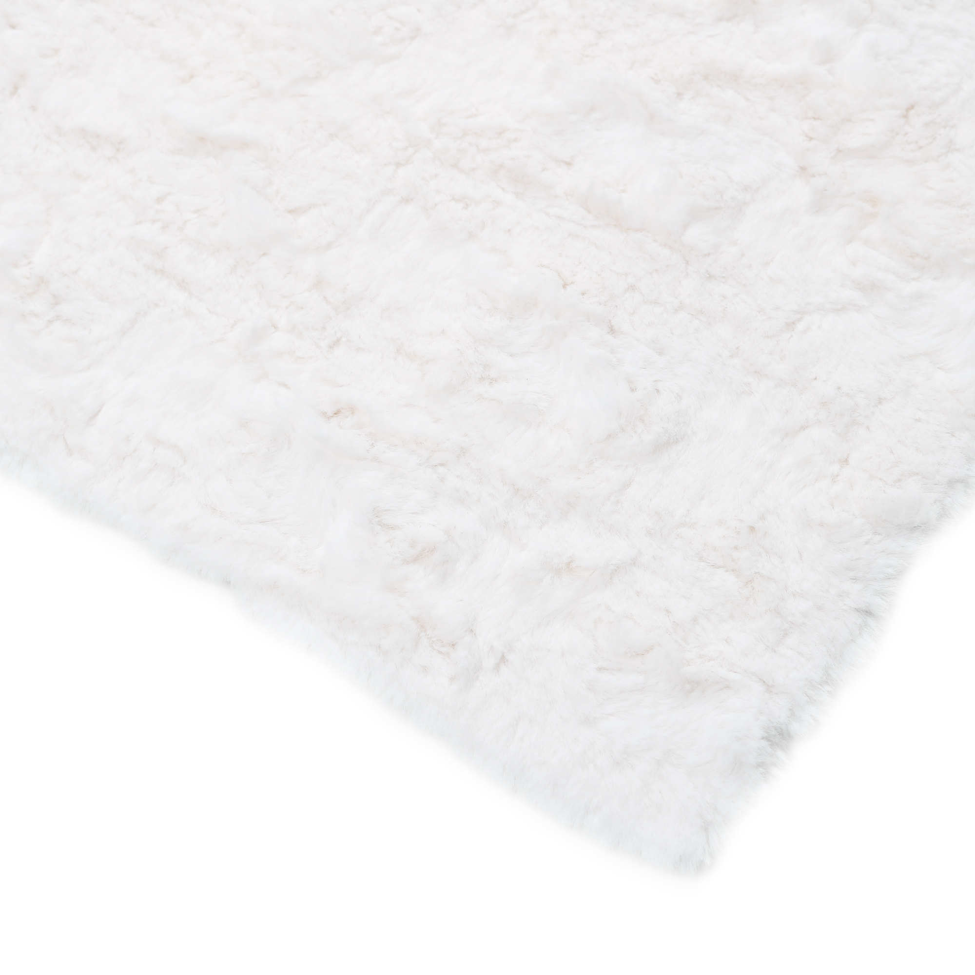 Коврик для ванной 1-ый Fixsen DELUX, FX-9040W белый, 70х120 см.