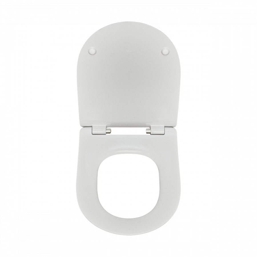 LEON SLIM Сиденье и крышка для унитаза, дюропласт., с механизмом Soft-Closing, белое. ROCA