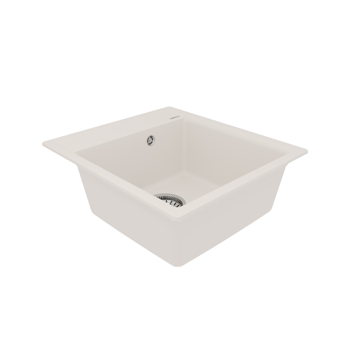 Кухонная мойка Lemark HANKA 450 врезная прямоугольная из кварцгранита, Жасмин 