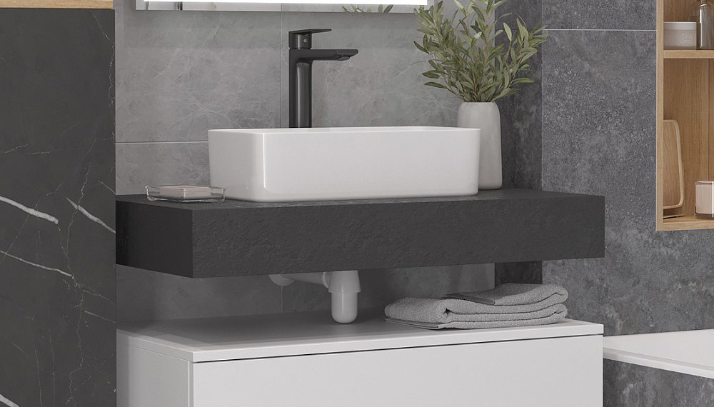 Столешница VELVEX Unit 80, графит