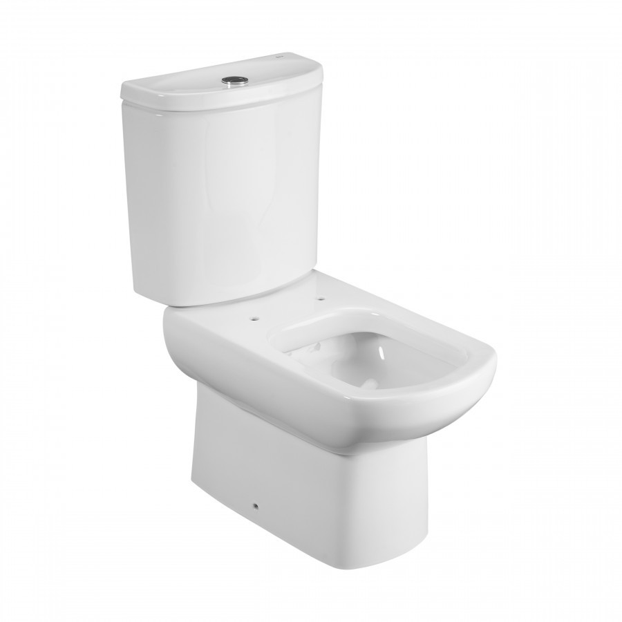 DAMA SENSO Чаша унитаза, двойной выпуск, установ. компл., упаков. в коробку.  ROCA