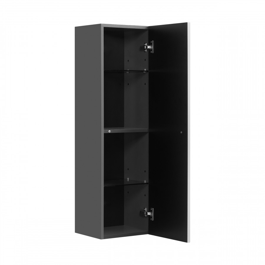 Шкаф-колонна АР-ДЕКО 30, подвесная, серый кобальт