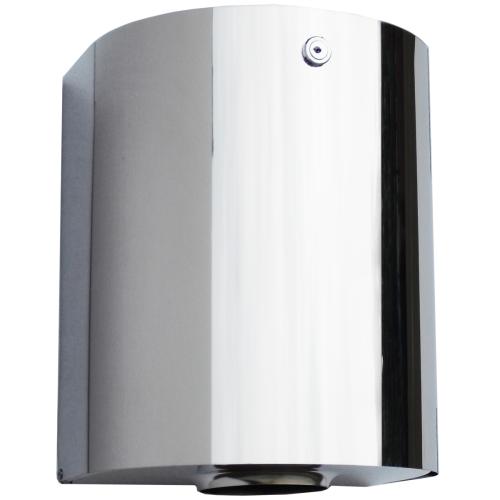 Диспенсер для рулонной бумаги из нержавеющей стали с центральной вытяжкой. Глянцевый