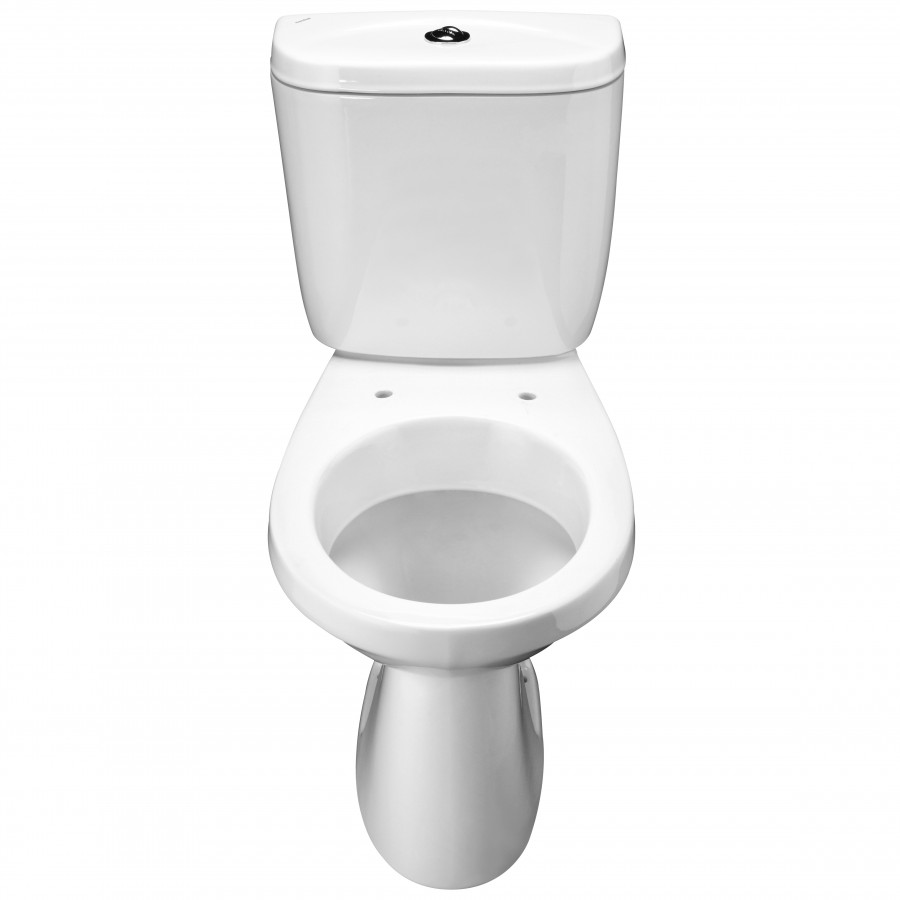 АНИМО Унитаз-компакт, косой выпуск, 2-х режимная арматура, сиденье дюропласт Soft-close. САНТЕК