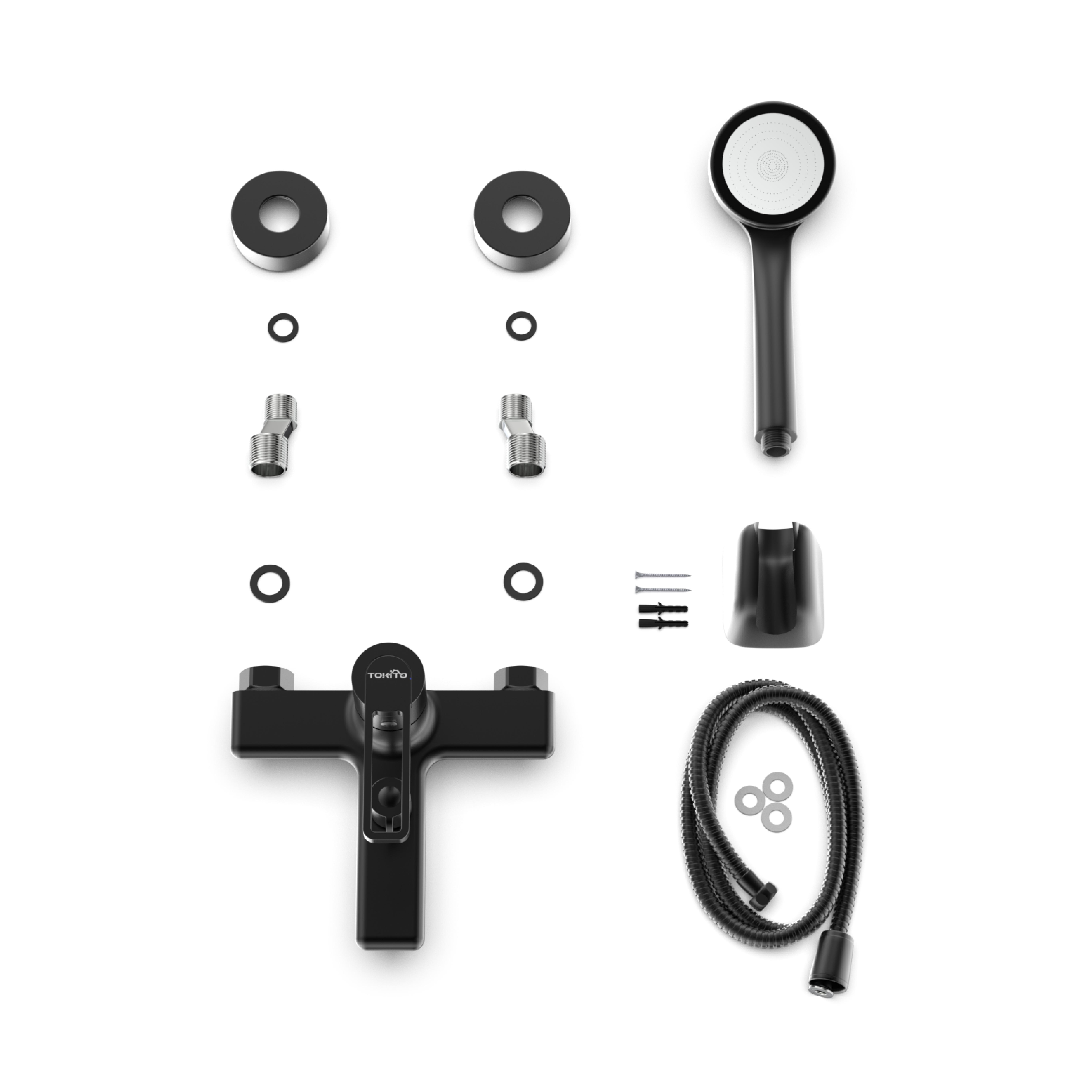 Смеситель для ванны TOKITO KUDO черный (TOK-KUD-1014)