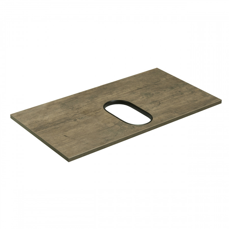 Столешница ЛОФТ ФАБРИК 80, дуб кантри (под раковину ОДРИ, GEOMETRY 45)