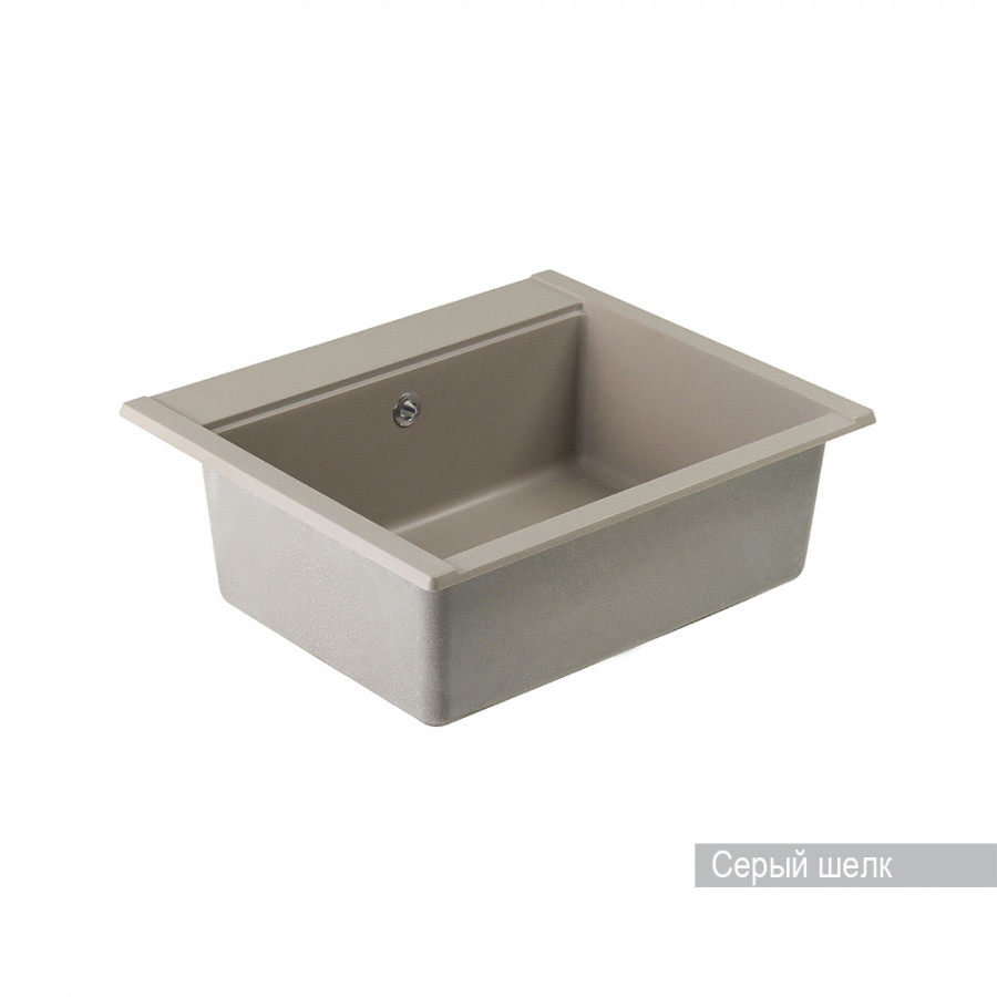 Мойка для кухни  Делия 60 602х517х218 мм, серый шелк