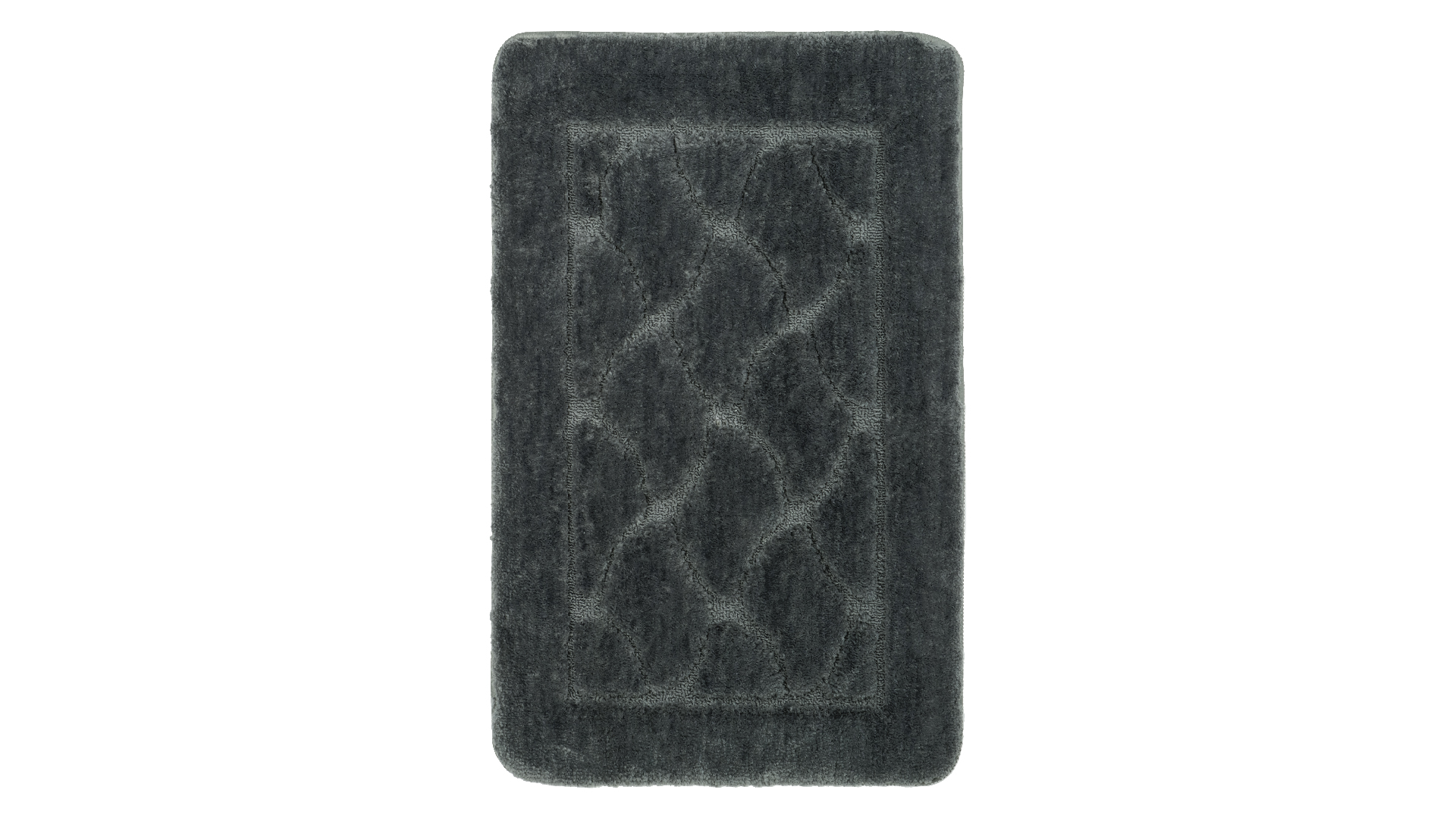 Коврик для ванной Fixsen Link 1-ый FX-5002V, графит, 50х80 см.