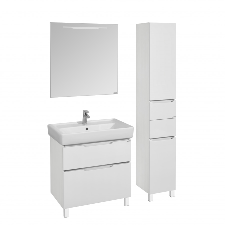 Шкаф-колонна ДАКОТА 34, напольная, бел.,выб.дерево