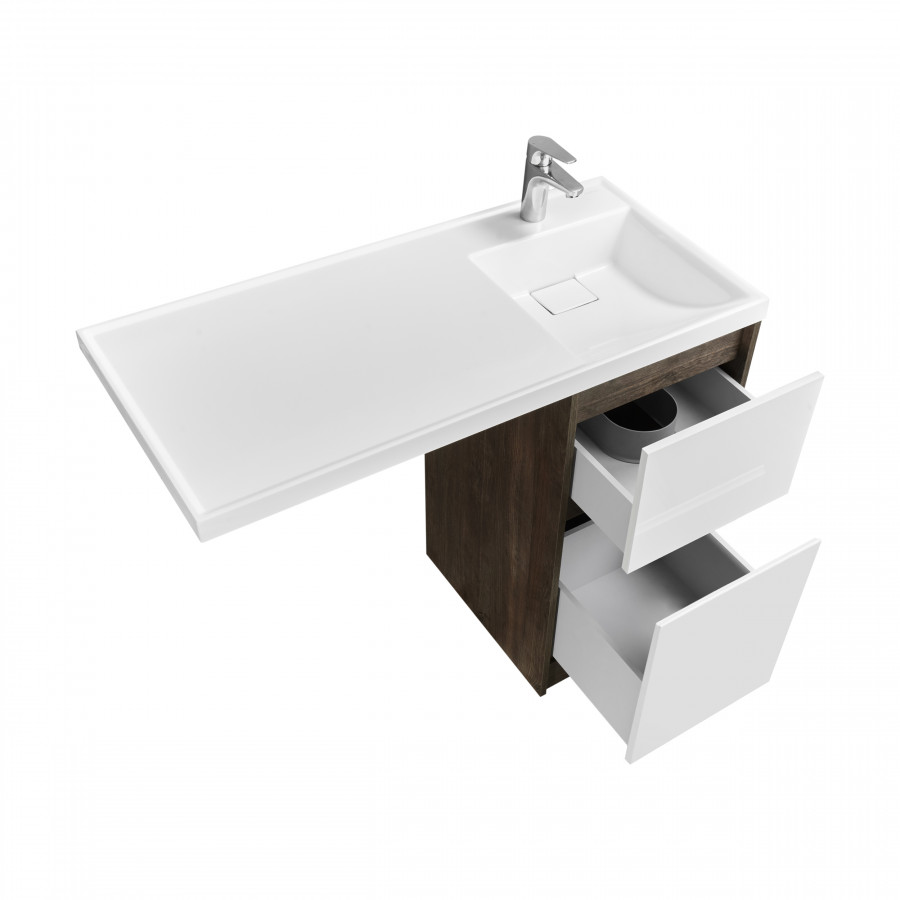 Тумба без фасада ЛОНДРИ 40 (под раковину ЛОНДРИ 105), под с/маш., дуб кантри