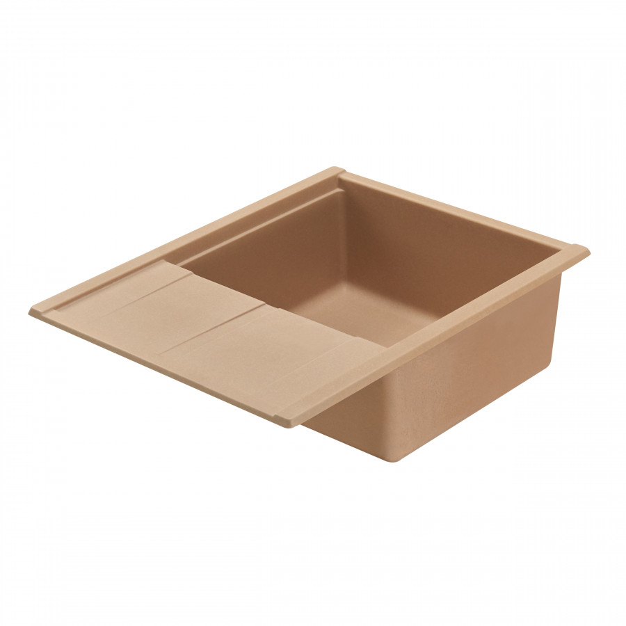 Мойка для кухни  Делия 65 650x516x218 мм, прямоуг. с крылом, латте