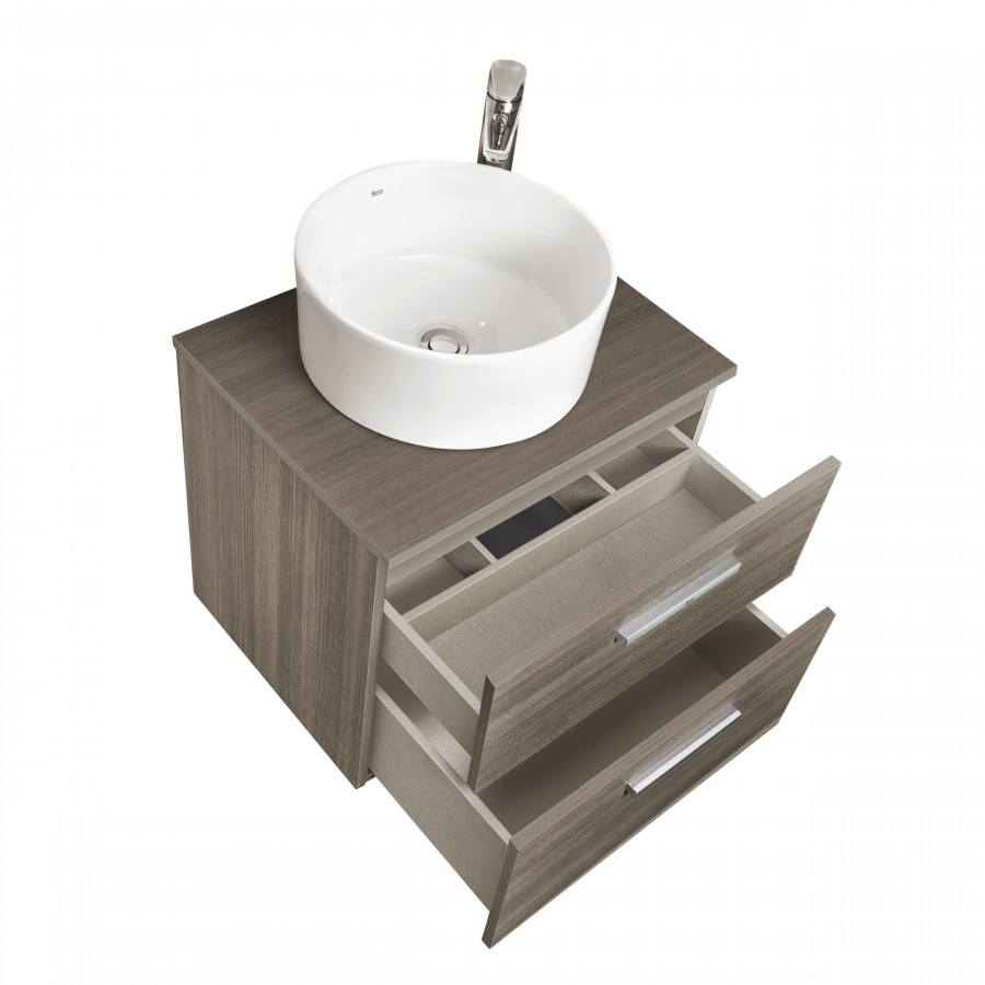 Victoria Тумба под раковину Roca  60 городской дуб 2 ящика 