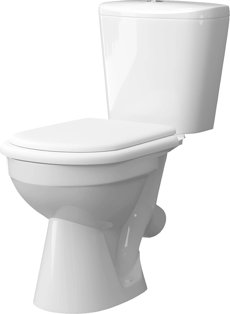 Унитаз-компакт КЕРАМИН ЛАГО МС двухрежимный, сиденье полипропилен CDB00022863 (4810531134244)