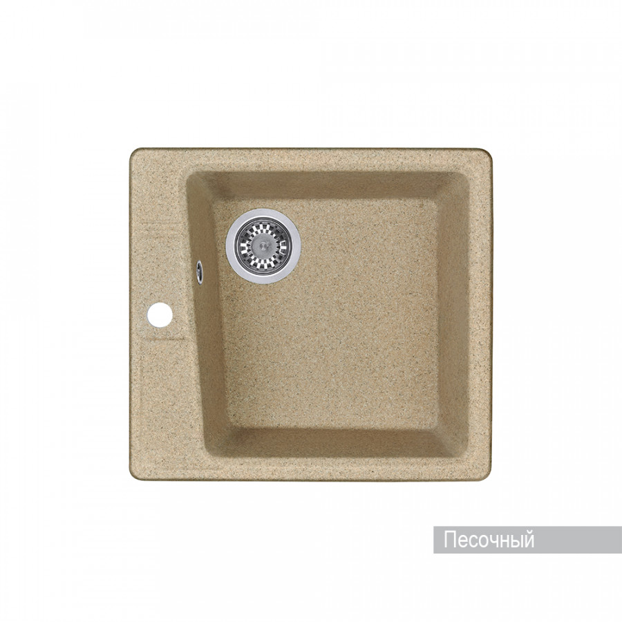 Мойка для кухни  Парма  510x470x175 мм, квадратная, песочный