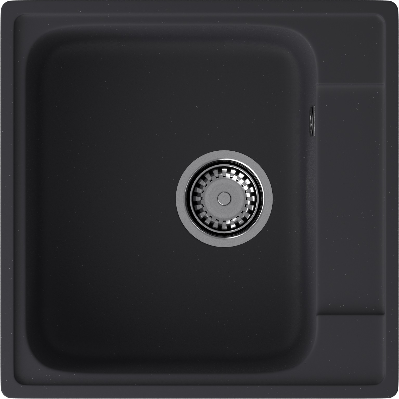 GranFest QUARZ (GF-Z48) Мойка для кухни 480*480мм (черный)