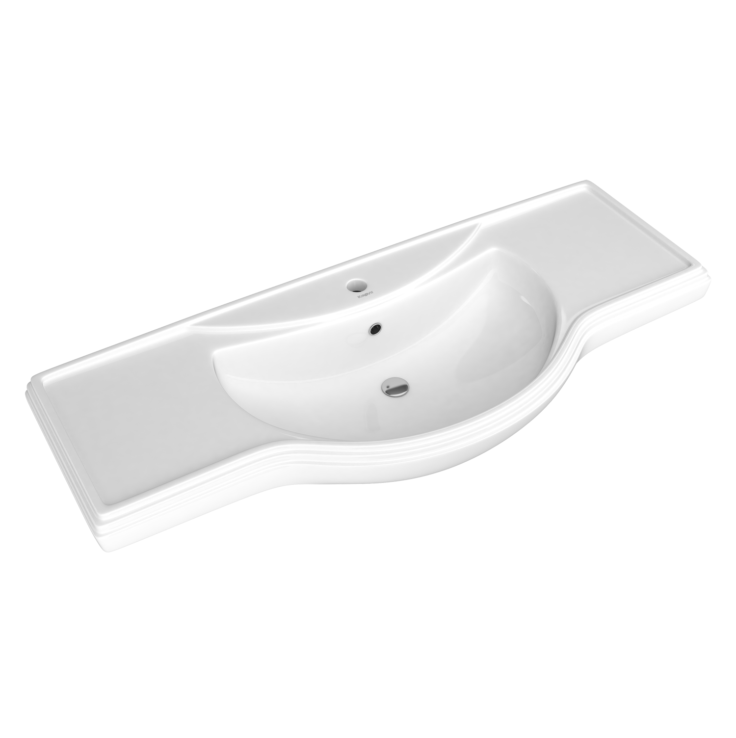 Раковина KIROVIT Классик 1200 мебельная белый (Вн Крв20) 4640021060957