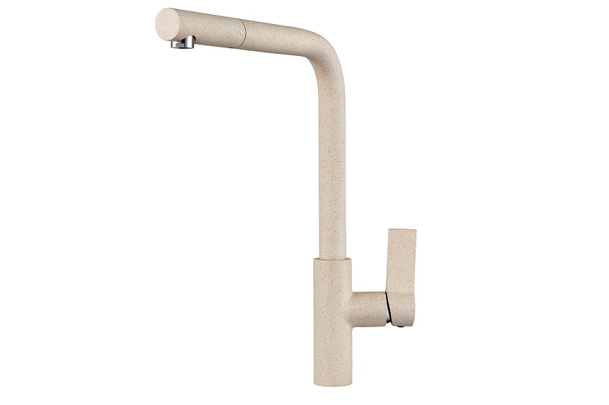 2502, ПИРИТ Смеситель для кухни однорыч.,беж., GRANULA