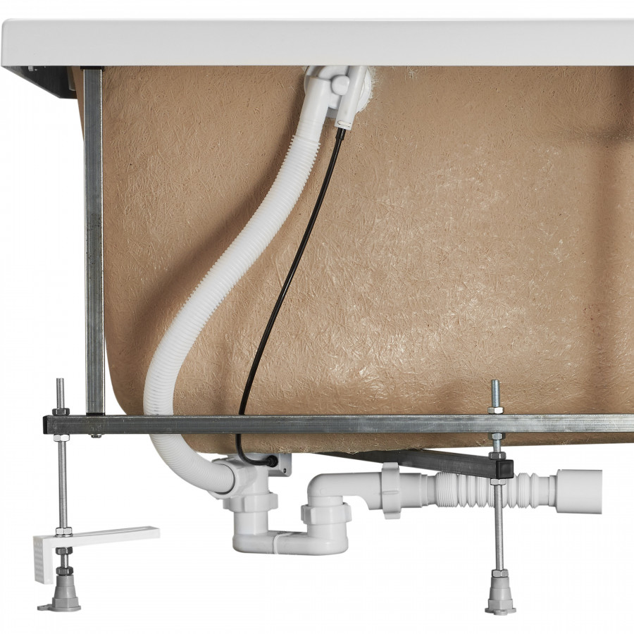 МАЙОРКА Ванна акриловая 150х90 см., правая, без монтажного комплекта, САНТЕК