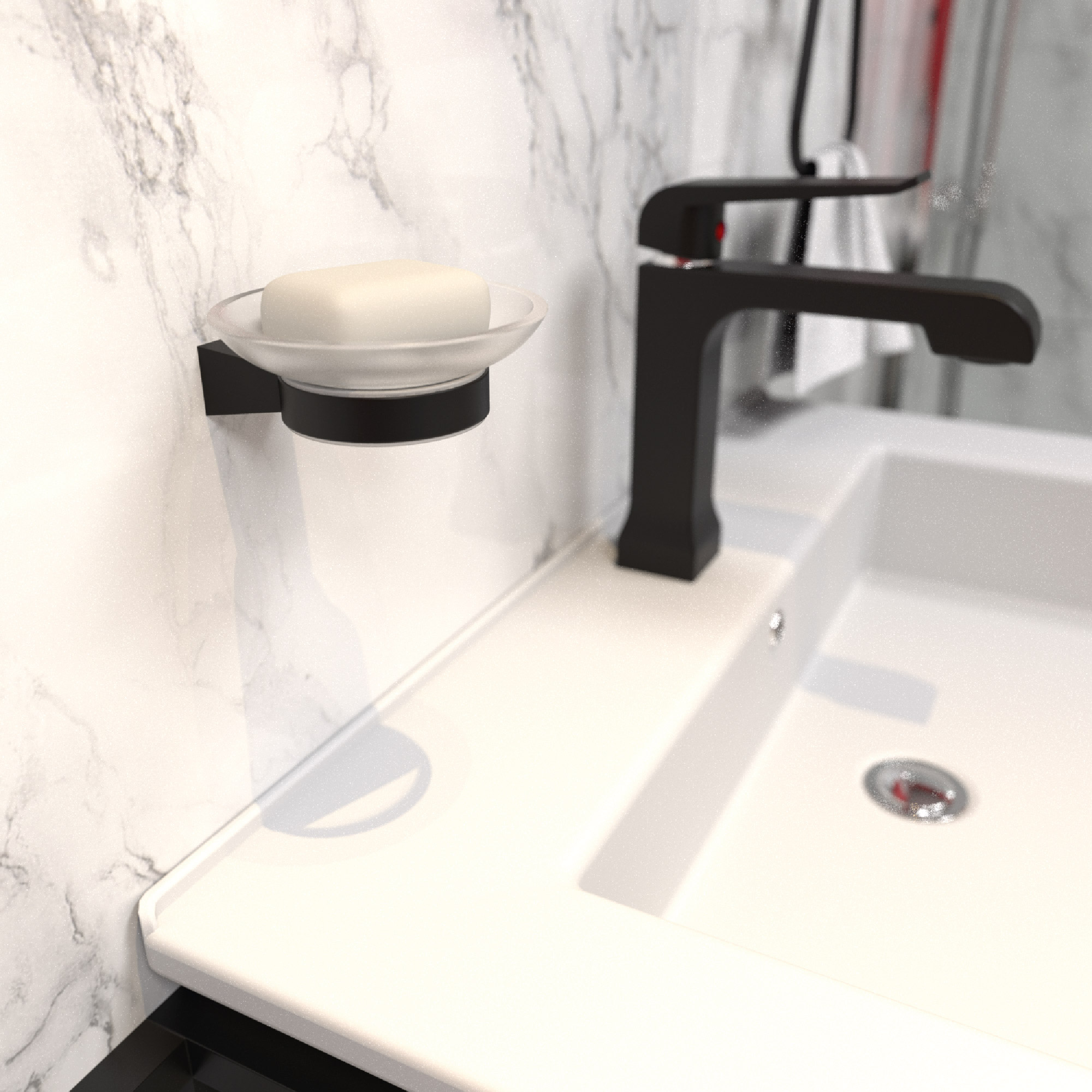 Мыльница стекло FIXSEN Trend (FX-97808)