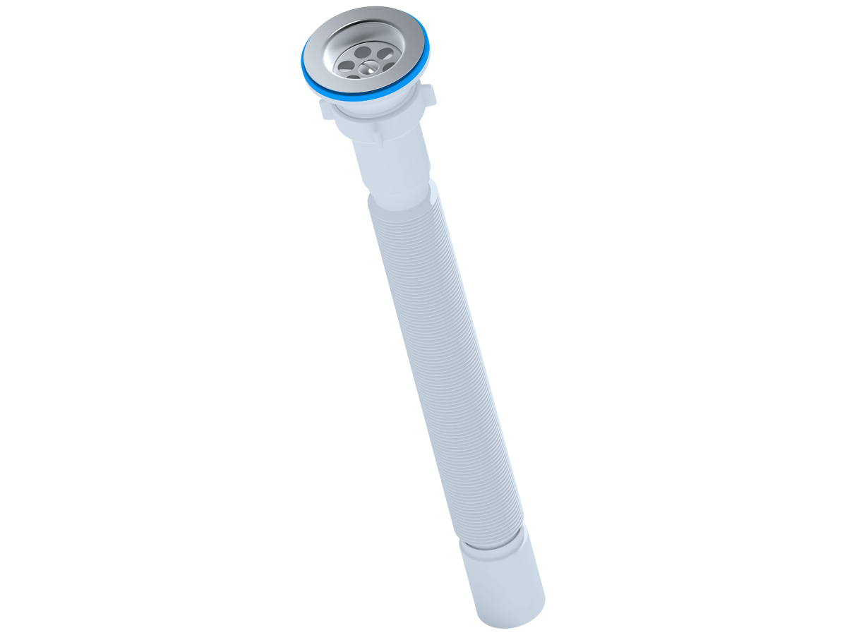 Сифон гофрированный удлинённый1 1/2"*40, ANI PLAST