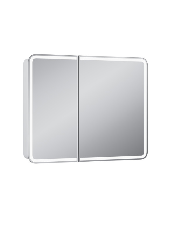 Зеркало-шкаф Elliott LED 1000х800 с датчиком движения, розеткой